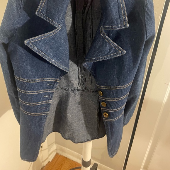 Denim blazer Jacket JC Penney size 9 - Picture 3 of 6